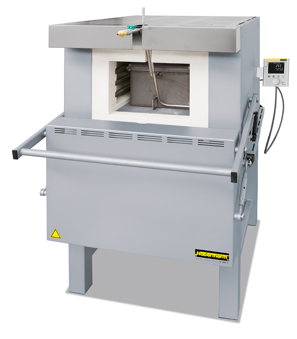 Tempering, verhardingsoven, Nabertherm, N7.H-N61H, salm en kipp