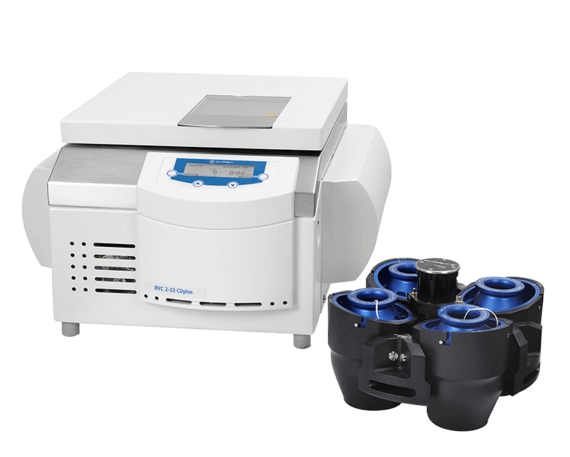 centrifuge, indamp, concentrator, Christ, RVC 2-33 CDplus, Infra red